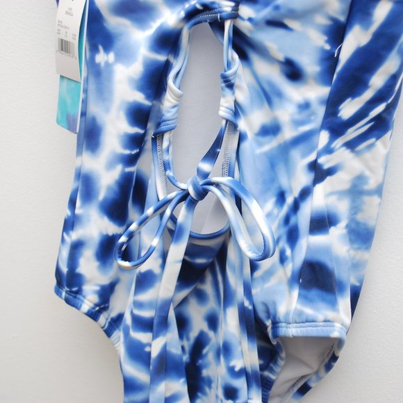 Beach Betty By Miracle Brands Tie Dye Swimsuit SMALL - Picture 7 of 8